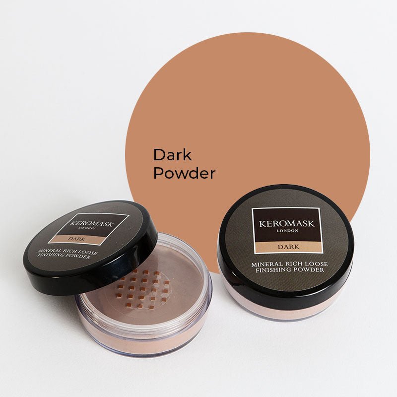 Keromask DARK Mineral Rich Finishing Powder | 20g - Keromask London