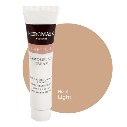 Keromask Full Cover Concealer | LIGHT No 3 | 15ml - Keromask London